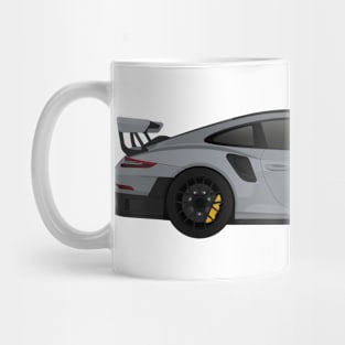 GT2RS Side Silver Mug